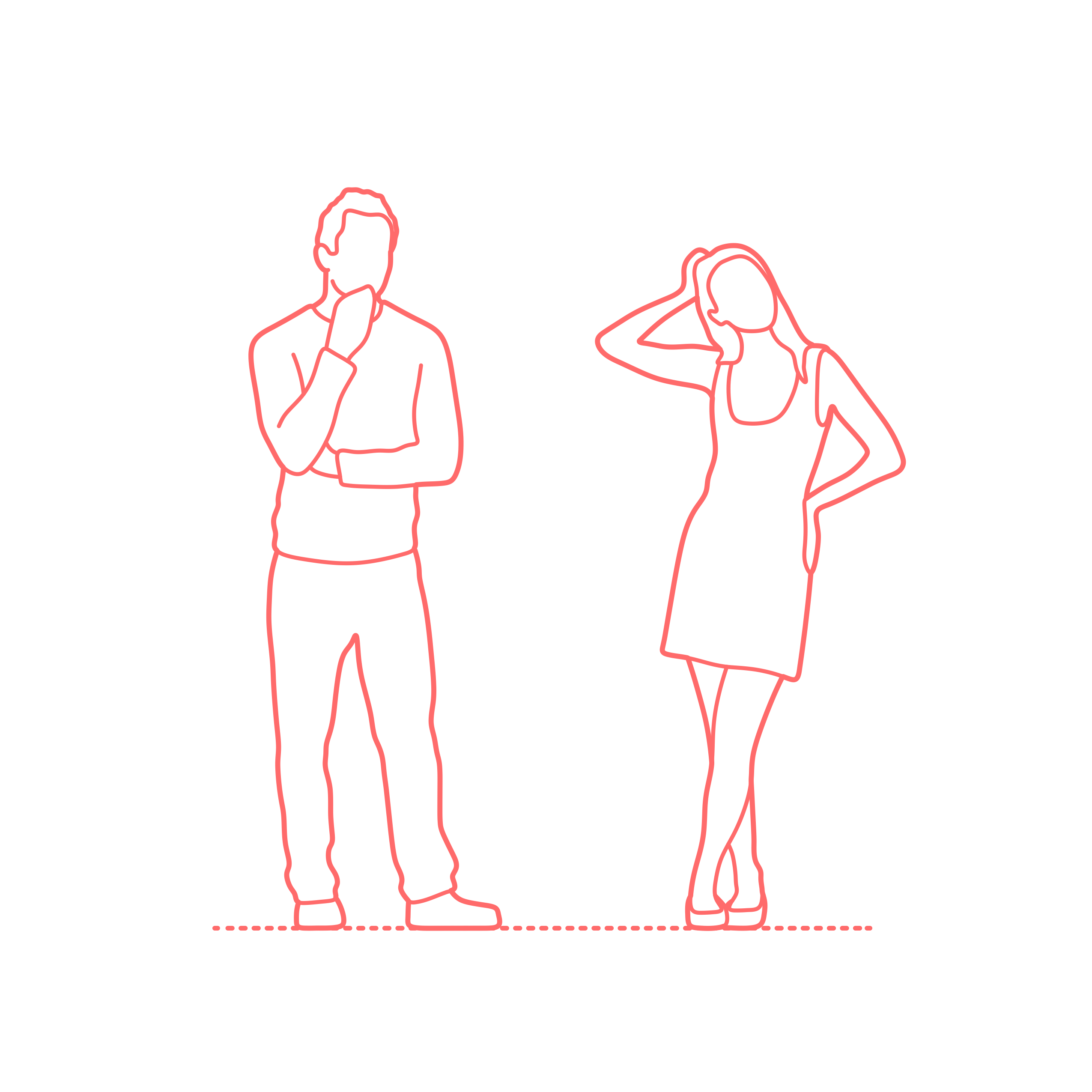 Humans Poses People Thinking Stencil Svg Design File Free Vectors